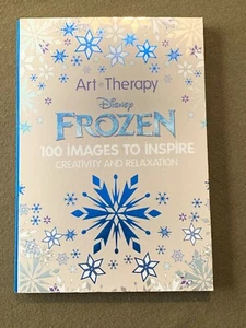 Art Therapy Disney Frozen Coloring Book 100 Images to Inspire Creativity Relax - Picture 1 of 7