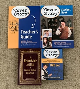 Cover Story Writing Curriculum DVDs Journal Student & Teacher's Books Schwabauer - Picture 1 of 9