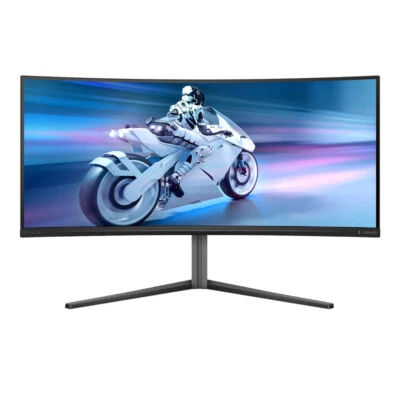 Philips Evnia 6000 34 inch Wide Quad HD QD-OLED 175Hz Curved Gaming Monitor - Image 1 of 4