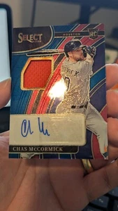 2022 Panini Select Baseball Chas McCormick Select Blue RPA /99 - Picture 1 of 3