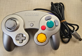 Nintendo Official GameCube Controller Platinum NGC DOL-003 US SELLER