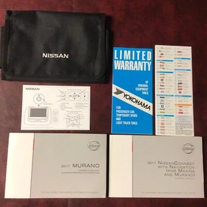 Nissan Murano 2017 manual del propietario libros navegación red XM DVD estuche guía todos los modelos - Imagen 1 de 5