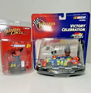 NASCAR Jeff Gordon #24- 2 Piece Lot - Winners Circle Car and Figure- New - Picture 1 of 4