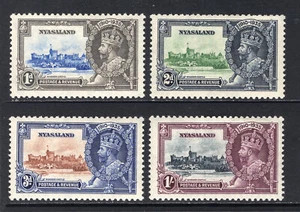 M25595 Nyasaland 1935 SG123/6 KGV: Silver Jubilee Set LMM, Cat £42 - Picture 1 of 1