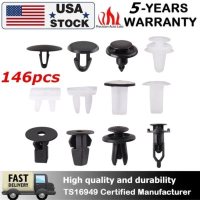 Fender Door Hood Bumper Moulding Trim Clip Body Retainer Assortment For Toyota - Image 1 of 4