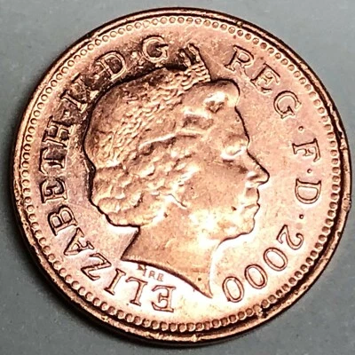 # C7138     GREAT BRITAIN     COIN,   ONE   PENNY   2000   Unc. - Image 1 of 2