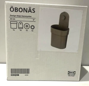IKEA ÖBONÄS Container With Suction Cup, Grey-Green, Brand NEW - Picture 1 of 8