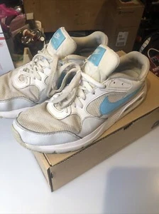 Nike Air Max SC Sneakers White Lagoon Pulse Blue Sneakers (CW4555-100) Size 10 - Picture 1 of 7