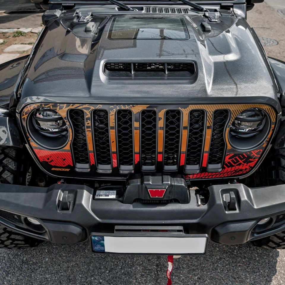 Capó de dispersión de calor para Jeep Wrangler JL JLU 2018-2023 y Gladiator JT 2020-2023 Foto 1 de 4