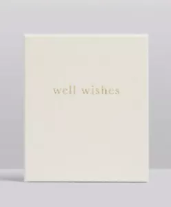 Write to Me - Well Wishes Boxed Book, Guest Book, White - Picture 1 of 7
