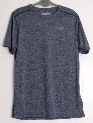 New Balance Dry T-Shirt Mens Gray M Medium Athletic Sports - Image 1 of 4