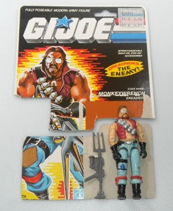 1986 Cobra Dreadnok Monkeywrench v1 Figure G.I. GI Joe 3.75 ARAH *100% Complete - Picture 1 of 7