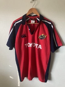 Munster Rugby Canterbury Shirt Home 2005/2007 Toyota rugby Jersey Red MEDIUM - Picture 1 of 6