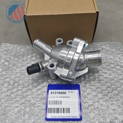 1× Thermostat Housing Aluminum Upgrade Kit 31319606 For Volvo C70 V50 S40 Foto 1 de 4