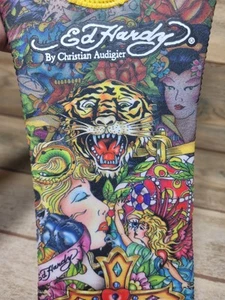 Ed Hardy Tiger Cross Beverage Tote by Christian Audigier NWT - Picture 1 of 5