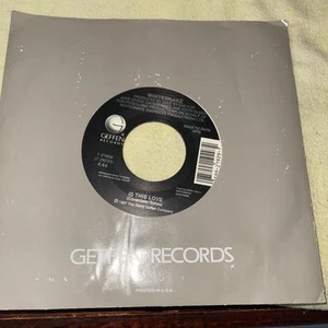 WHITESNAKE 7" HERE I GO AGAIN / IS THIS LOVE -45 RPM Nm - Picture 1 of 3