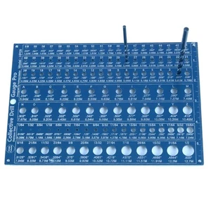 3-in-1 Stainless Steel Collective Drill Bit Gauge Pro | 118 Hole Drill Gauge ... - Picture 1 of 6
