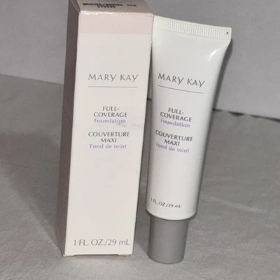 Mary Kay FULL COVERAGE Foundation BRONZE 708 - #379000 Gray Cap ~ New Old Stock - Image 1 of 3