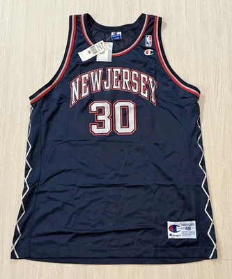 NWT Vintage Y2K Champion Kerry Kittles Jersey 48 XL New Jersey Nets Brooklyn NBA - Image 1 of 4