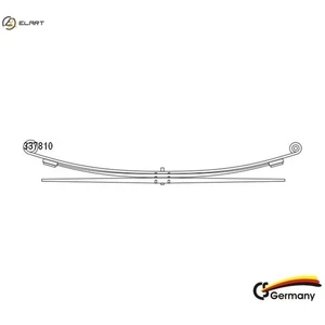 SPRING PACK 10.337.810.00 FOR VW CRAFTER/30-50/Platform/Chassis/Van CSLB 2.0L - Picture 1 of 9