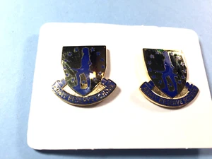 US Army - Reserve Forces School Crest / DUI (2 pcs) clutch back - Picture 1 of 6