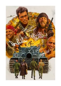 Kellys Heroes 1 Reproduktion Autogramm Poster mit Rahmenwahl - Bild 1 von 4