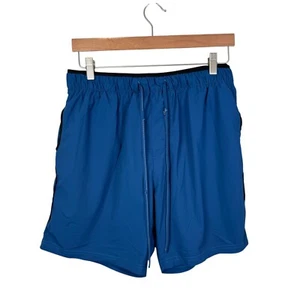 Brutal Buddha Shorts Blue Lined Elastic Pull On Waist Gym Workout Size Xlarge XL - Picture 1 of 11