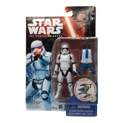 Star Wars Force Awakens First Order Stormtrooper 3.75" Figure Hasbro  - Image 1 of 2