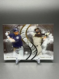 2024 Topps Dynamic Duals Alex Rodriguez Fernando Tatis Jr. Welleneffekt - Bild 1 von 2