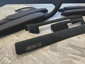 BMW E46 M3 COUPE Interior trim Set ALCANTARA + NAPPPA Door Armrest - Picture 1 of 13