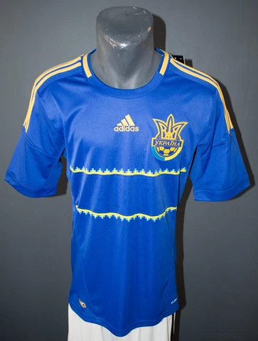 Ukraine Jersey Euro 2012 Home National Team Football Soccer Mens Shirt Size S Cover