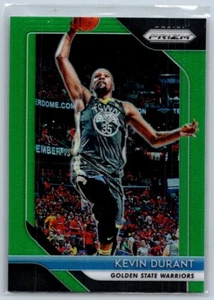 Kevin Durant 2018-19 Panini Prizm Prizms Green #252 Golden State Warriors - Picture 1 of 2