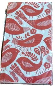 Servilletas de papel Snowbird invitado 3 capas RETRO 16 ct caja y barril nuevo en paquete EE. UU. PÁJARO ROJO - Imagen 1 de 3