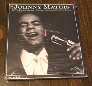 JOHNNY MATHIS 60TH + 1 ANNIVERSARY CLASSIC SINGLES & FAVORITE SONGS - 4 CD SET - Picture 1 of 2