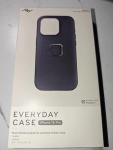Peak Design iPhone 15 Pro Everyday Case Midnight Color Brand New - Picture 1 of 5