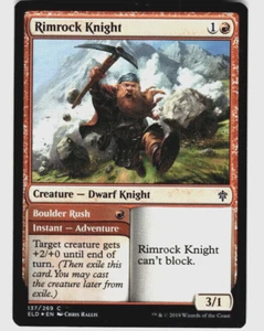 MTG Throne of Eldraine Rimrock Knight Foil 137/269 - Picture 1 of 1