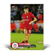 Topps Now UCL 22-23 - Card 083 - Stefan Bajcetic - Liverpool