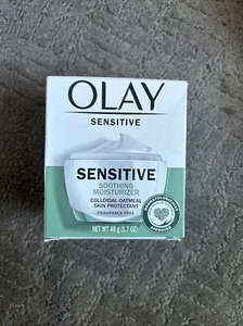 Olay Sensitive Soothing Moisturizer Colloidal Oatmeal Skin Protectant F-F 1.7oz. - Picture 1 of 3