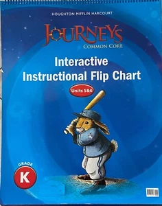 Kindergarten Journeys Interactive Instructional Flip Chart Units 5 & 6 Grade K - Imagen 1 de 1