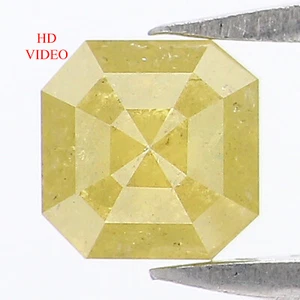 0.76 CT Natural Loose Emerald Shape Diamond 4.50 MM Yellow Color Diamond LQ7718 - Picture 1 of 8