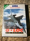 G Loc Air Battle - Master System - Complete - RARE - Very Good Condition