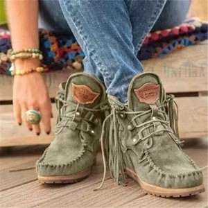 Botas de mujer botines verdes de ante | Compra online en eBay
