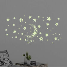  Luminous Wall Sticker Moon Star Mural Decals Children's Room Shine