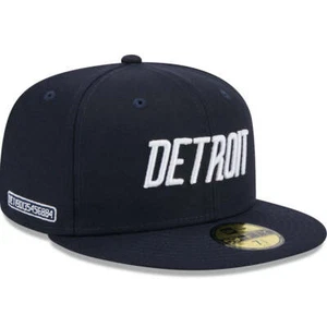 Men's Detroit Tigers New Era Black 2024 City Connect 59FIFTY Fitted Hat Cap MLB - Picture 1 of 4