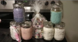 Handmade Soy Wax Candles And Wax Bear variety - Picture 1 of 4