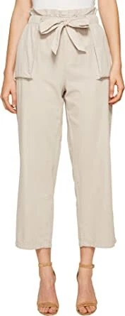 Pantalones largos con pajarita Romeo and Juliet Couture STONE para mujer, grandes EE. UU./25 Foto 1 de 3