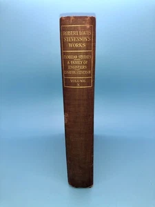 1908 Robert Louis Stevenson’s Works Familiar Studies Family Engineers Volume X - Picture 1 of 12