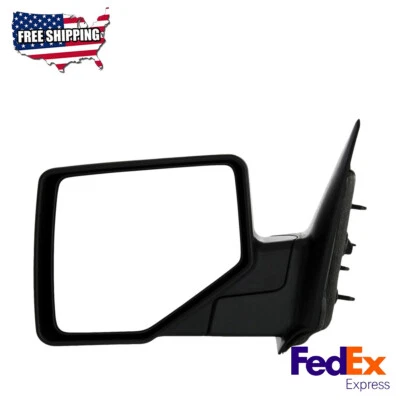 Espejo retrovisor negro texturizado lado del conductor para 06-11 Ford Ranger Mazda B4000 B2300 Foto 1 de 4