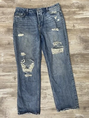 Pantalones de mezclilla Altar’d State Vervet calce recto botón mosca para mujer talla 32 cintura Foto 1 de 4