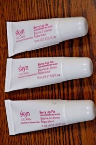 3x Skyn Iceland Berry Lip Fix w/ Wintered Red Algae :5ml Each Sealed  - Picture 1 of 3